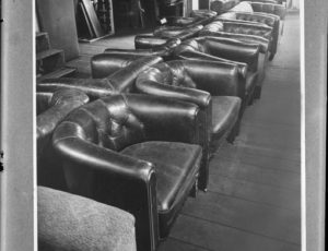 Treuhandstelle depot: Lounge chairs confiscated from Jewish apartments (source: http://collections.jewishmuseum.cz)