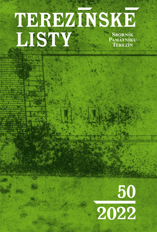 TEREZÍNSKÉ LISTY – TEREZÍN MEMORIAL ANTHOLOGY, 50/2022