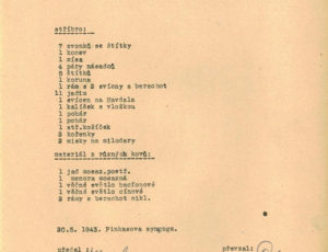 Take over list of religious objects (source: http://collections.jewishmuseum.cz)